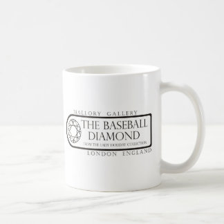 Caneca De Café Galeria de Mallory do diamante de basebol