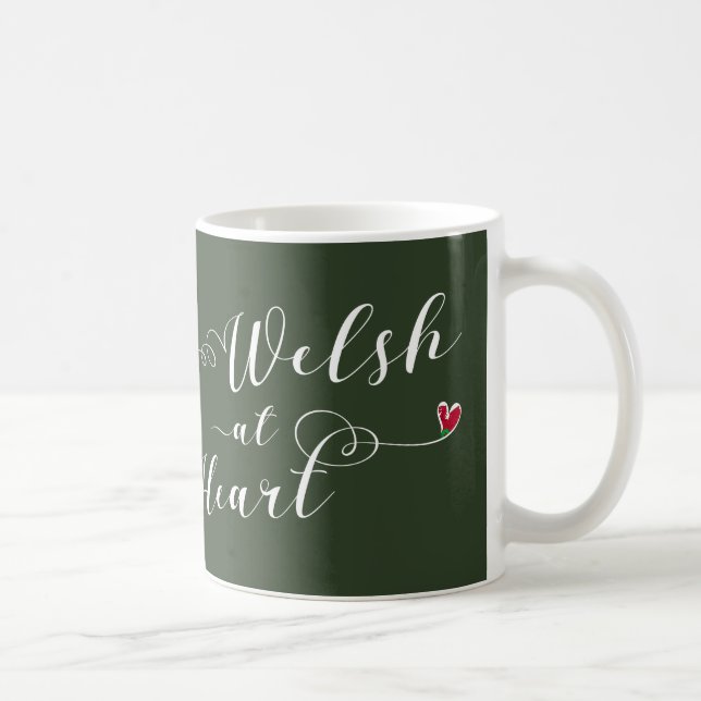 Caneca De Café Galês No Heart Mug, País De Gales (Direita)