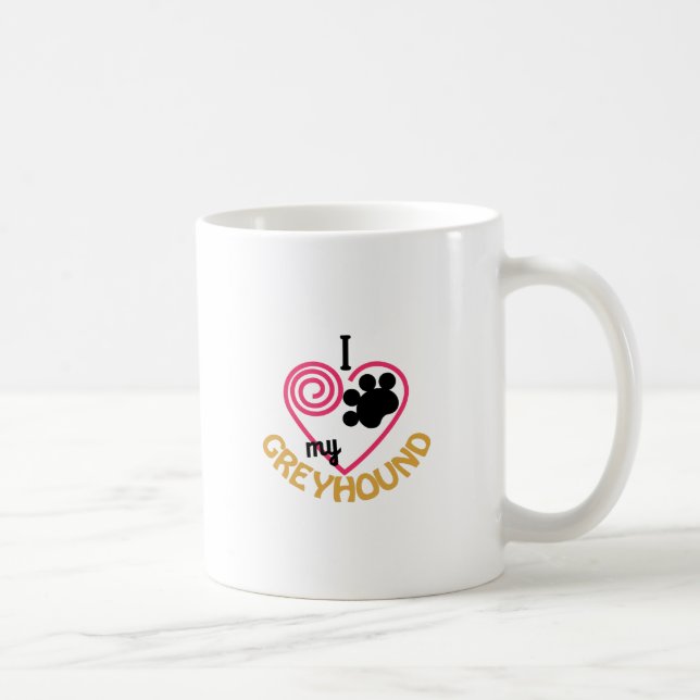 Caneca De Café Galgo (Direita)