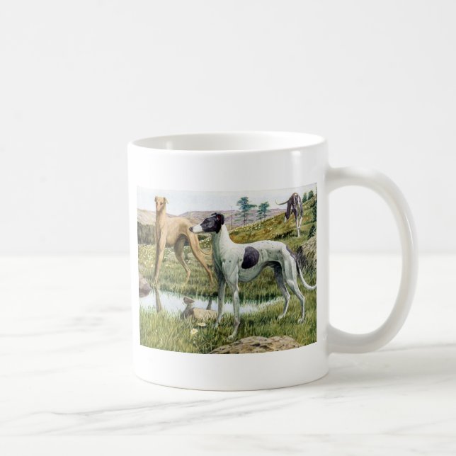 Caneca De Café Galgo (Direita)