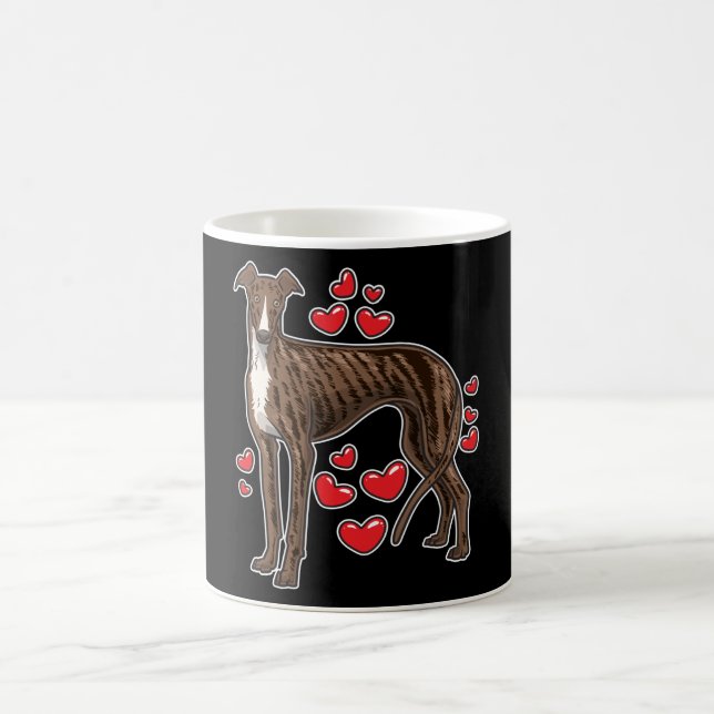 Caneca De Café Galgo Espanol Greyhound Gift (Centro)