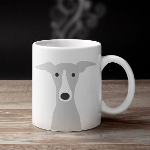 Caneca De Café Galgo Grego, Galgo Grego italiano ou Cão Beijo