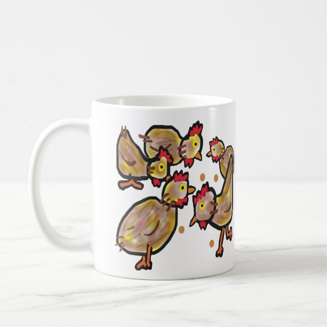 Caneca De Café Galinha (Esquerda)