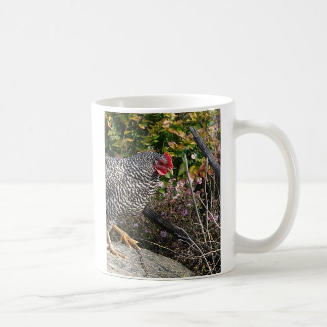Caneca De Café Galinha Barred Rock (Direita)