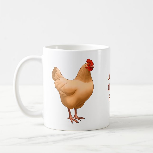 Caneca De Café Galinha Buff Orpington Hen (Esquerda)