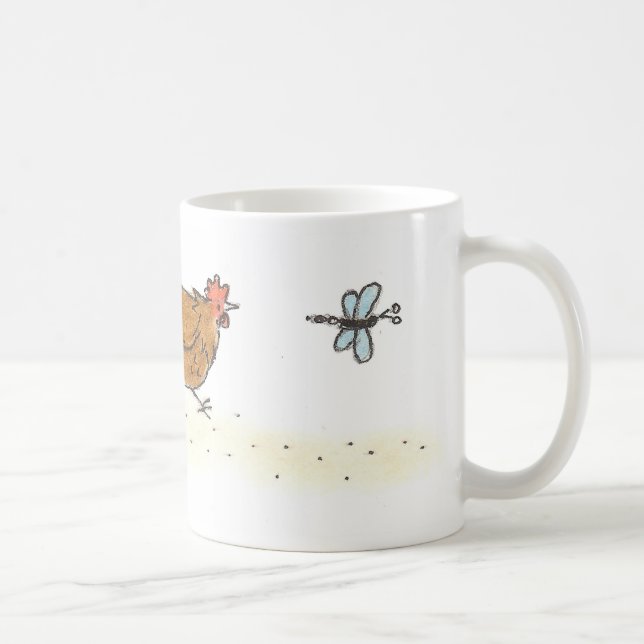 CANECA DE CAFÉ GALINHA COM MOSCA DO DRAGÃO (Direita)