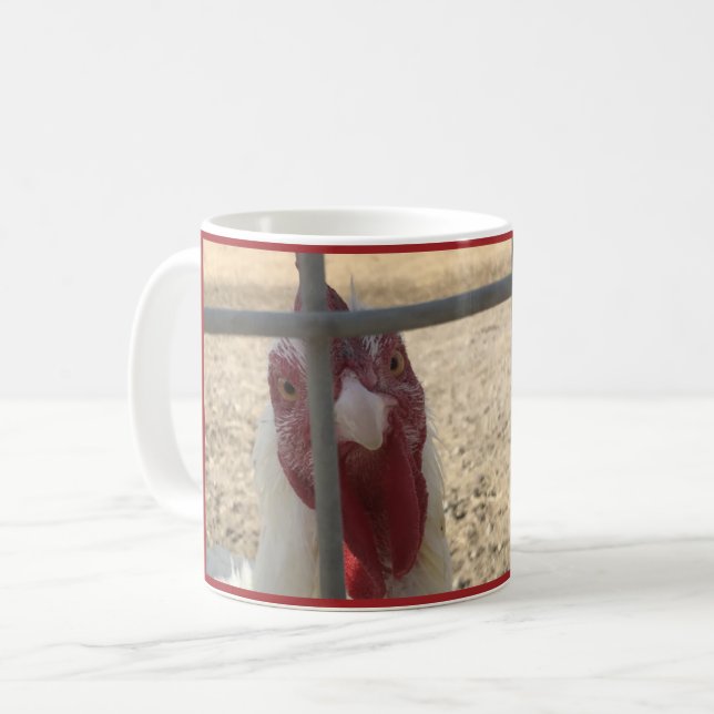 Caneca de Café Galinha de Bom Dia (Frente Esquerda)