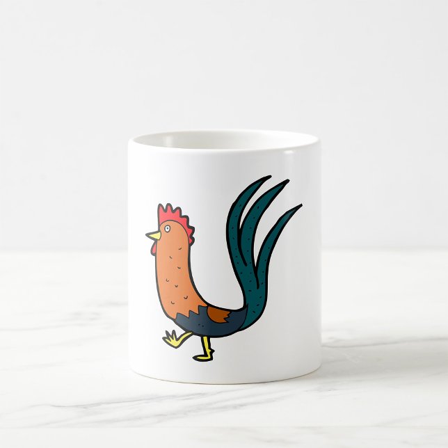 Caneca De Café Galinha de Desenho Animado Fofa (Criador carregado)