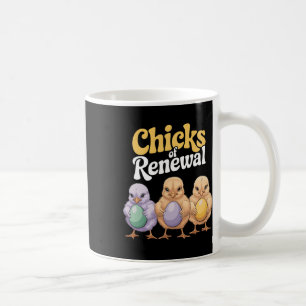 Caneca De Café Galinha de Pintinhos Byby de páscoa