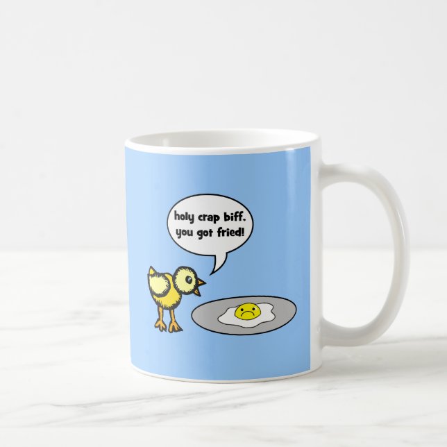 Caneca De Café galinha e ovo (Direita)