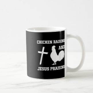 Caneca De Café Galinha Elevando Jesus Cristo Louvando Cristão Eng