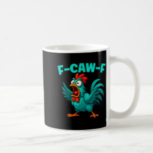 Caneca De Café Galinha engraçada humor animal de fazenda engraçad