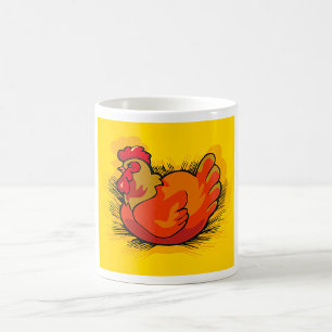 Caneca De Café Galinha no Ninho Fazenda Brilhante Frango