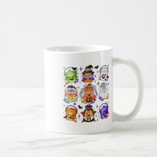 Caneca De Café Galinha Nuggets Pumpkin Halloween 90's Vintage