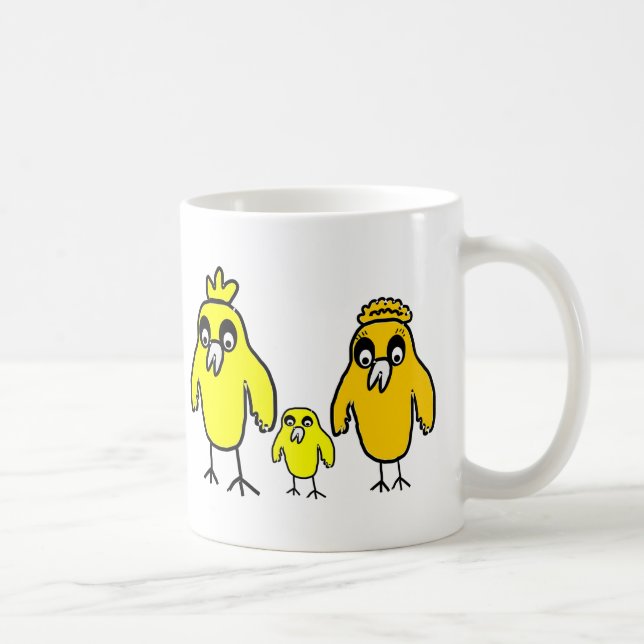 Caneca De Café Galinha pequena bonito (Direita)