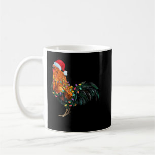 Caneca De Café Galinha Retro Estilo de Vintage Farmer Galinha Lov