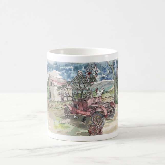 Caneca De Café Galinha Scratch (Centro)