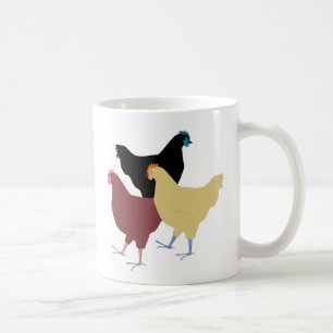 Caneca De Café Galinhas-do-campo