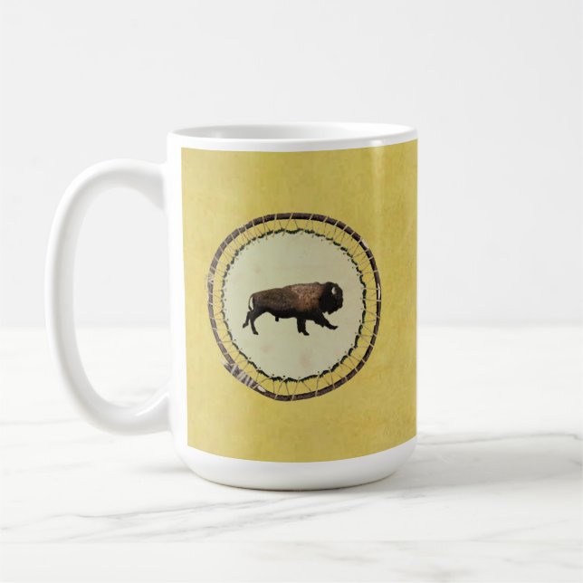 Caneca De Café Galloping Bison (Esquerda)