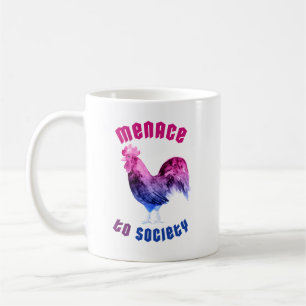 Caneca De Café Galo da Menace Bisexual