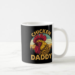 Caneca De Café Galo De Vintagem De Pai De Frango Para Fábrica De 