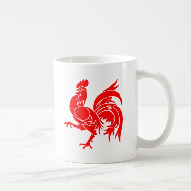 Caneca De Café Galo de Wallonia (Direita)