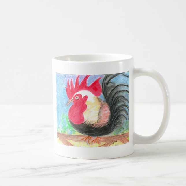 Caneca De Café galo do rollo (Direita)