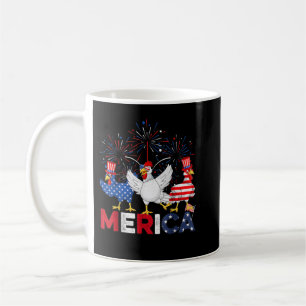 Caneca De Café Galo legal Vestindo óculos escuros Galinha-do-sol
