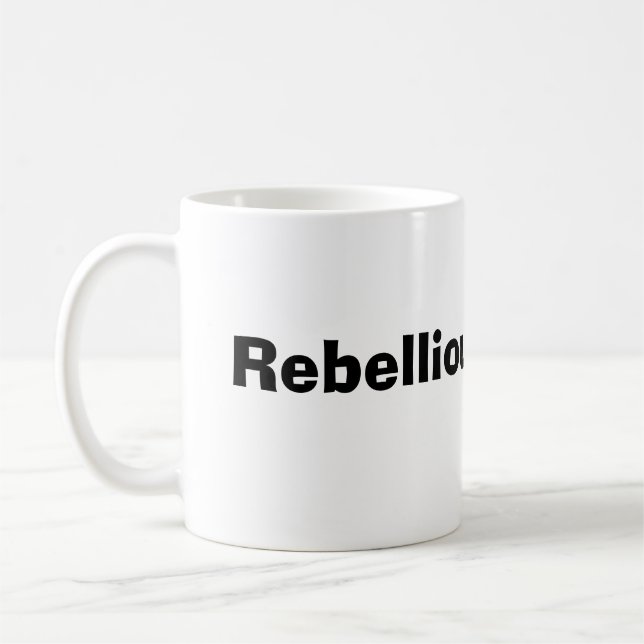 Caneca De Café Galo Rebelde (Esquerda)