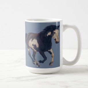 Caneca De Café Galopagem Selvagem Pinto Cavalo de Tintas American