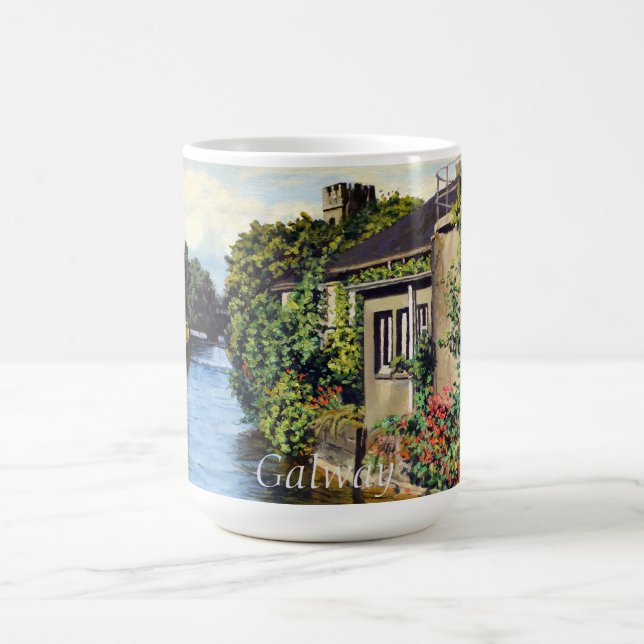 Caneca De Café Galway City Irlanda Canal View (Centro)