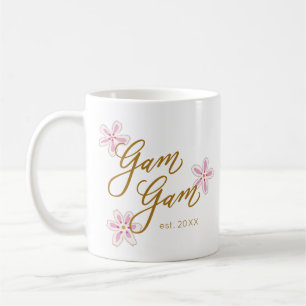 Caneca De Café Gam Gam Avó Flor Mug