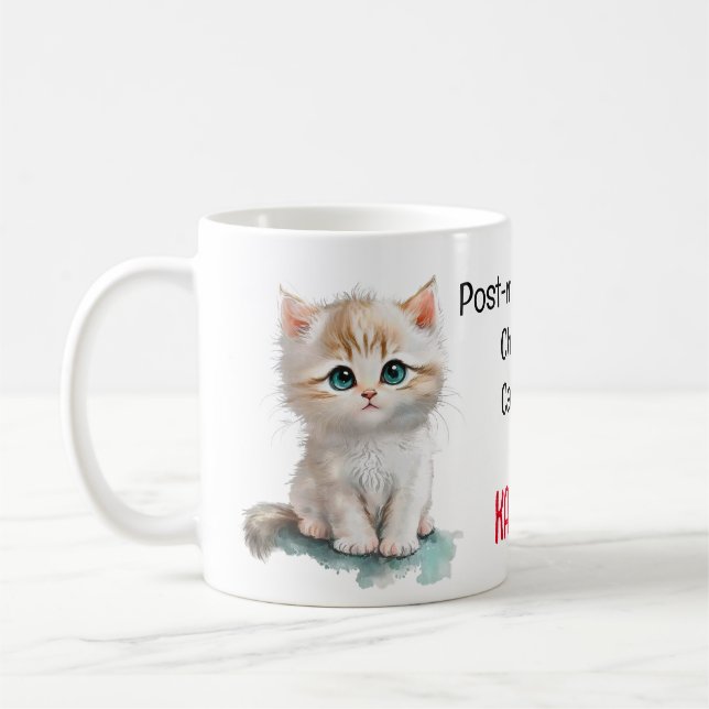Caneca De Café Gama de Gato Sem Menopausa Poste para Kamala (Esquerda)