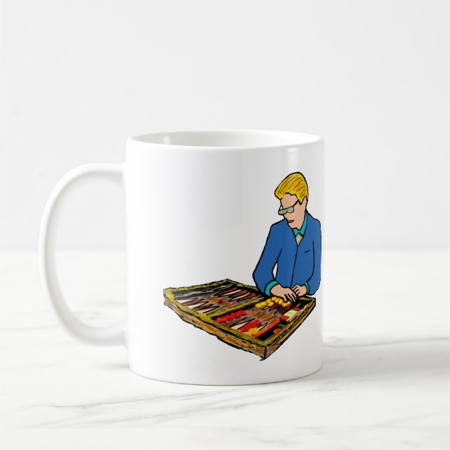 Caneca De Café Gamão (Esquerda)