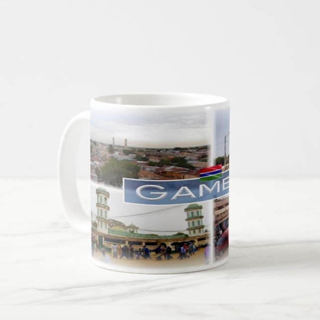 Caneca De Café Gâmbia GM - (Frente Esquerda)