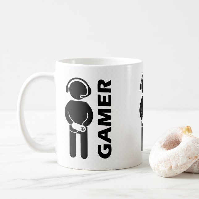 Caneca De Café Gamer (Com Donut)