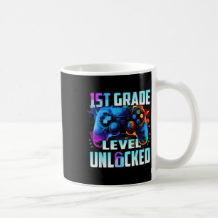Caneca De Café Gamer Boys Desbloqueados De Nível 1rua Primeiro Di