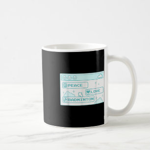 Caneca De Café Gamer Computer Pc Nerd Legal Peace Love Badmin