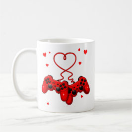 Caneca De Café Gamer Dia dos Namorados Amor Video Games Fofo Cora