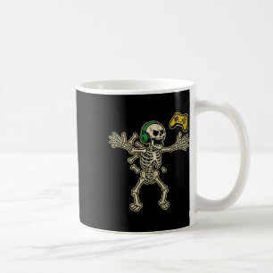 Caneca De Café Gamer Engraçado Esqueleto Irritado Gamer Adolescen