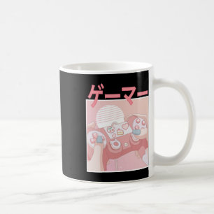 Caneca De Café Gamer Girl Anime Kawaii Jogando Um Vídeo Muito Bon