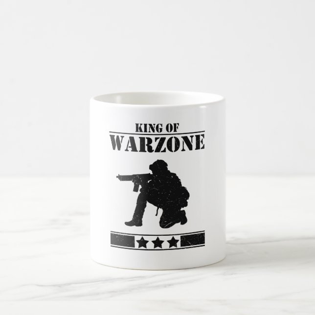 Caneca De Café Gamer King Of Warzone (Centro)