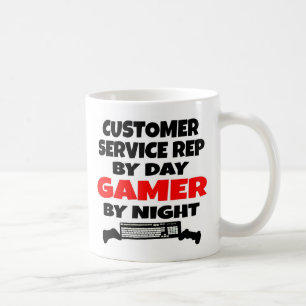 Caneca De Café Gamer Representante do Serviço de Atendimento ao C