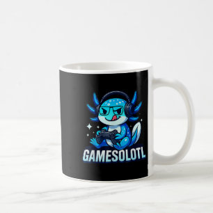 Caneca De Café Gamesolotl Axolotl Peixe Gamer Jogos Anime Vídeo G