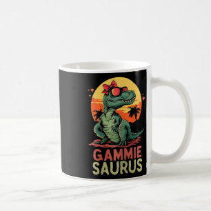 Caneca De Café Gammiesaurus Dino Dinosaur Gammie-saurus T-rex Div