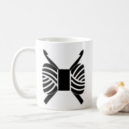 Caneca De Café Ganchos crochais e Artesanatos de fios