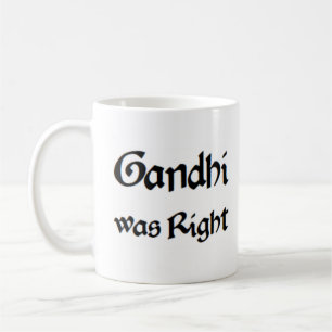 Caneca De Café gandhi estava certo