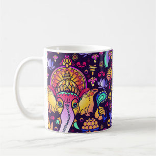 Caneca De Café Ganesh Hindu Deus: Festivo Sem Selo