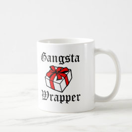 Caneca De Café Gangsta Wrapper Feriados de Natal Engraçados