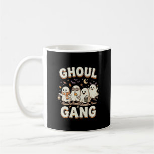 Caneca De Café Gangue de Gólens do Halloween